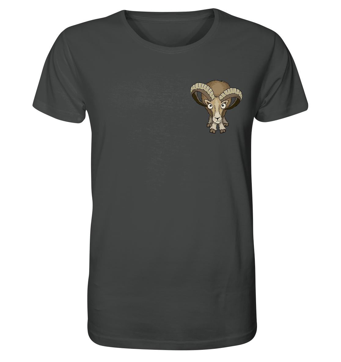 Bockiges Mufflon Widder Schafbock - Organic Shirt