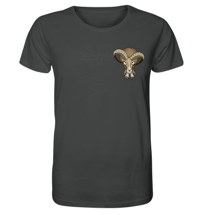 Bockiges Mufflon Widder Schafbock - Organic Shirt