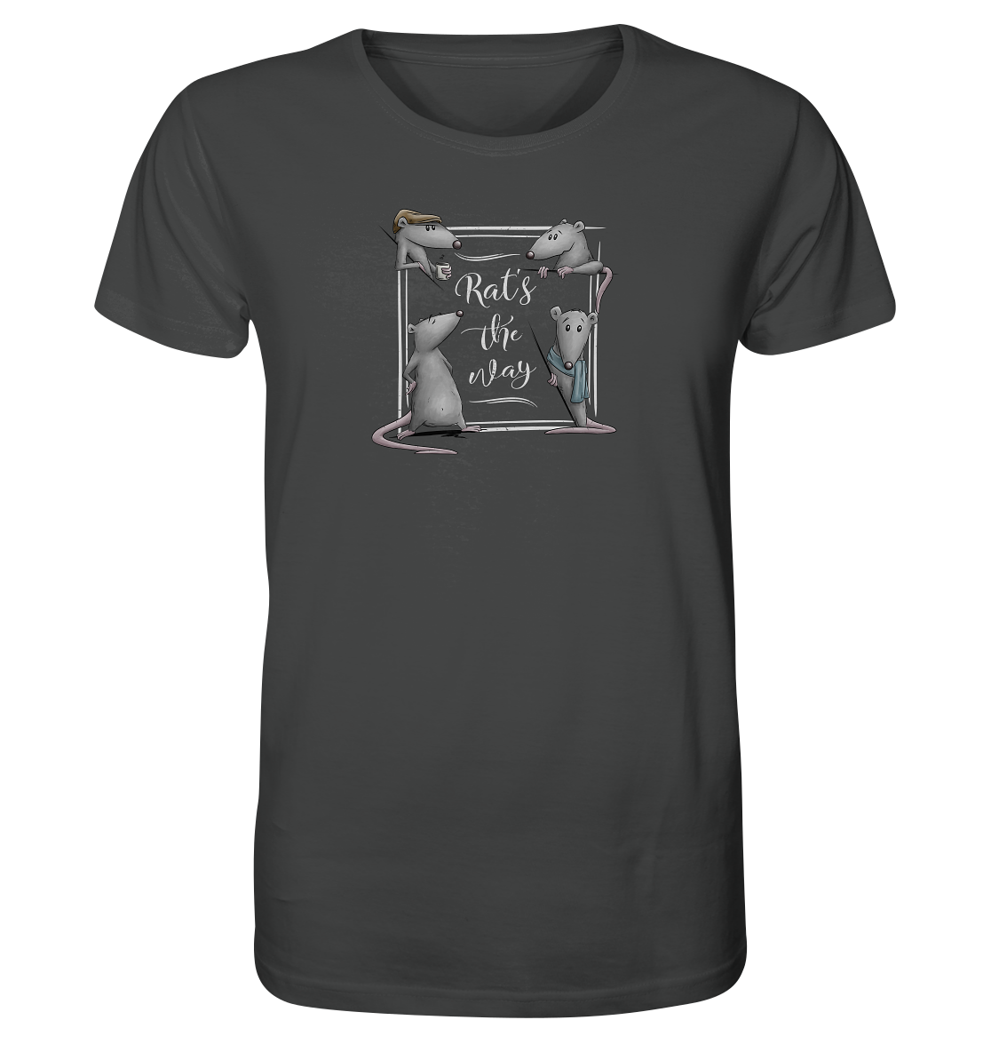 Rat’s The Way Kaffeehaus Ratten - Organic Shirt