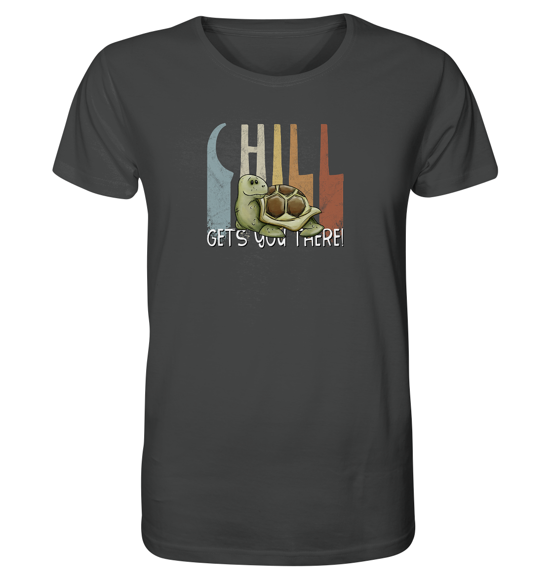 Gechillt gemütliche Schildkröte - Organic Shirt