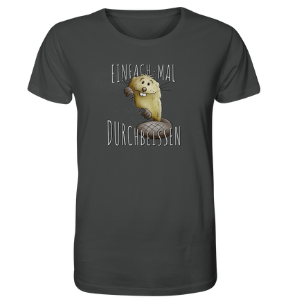 Einfach mal Durchbeissen Biber - Organic Shirt