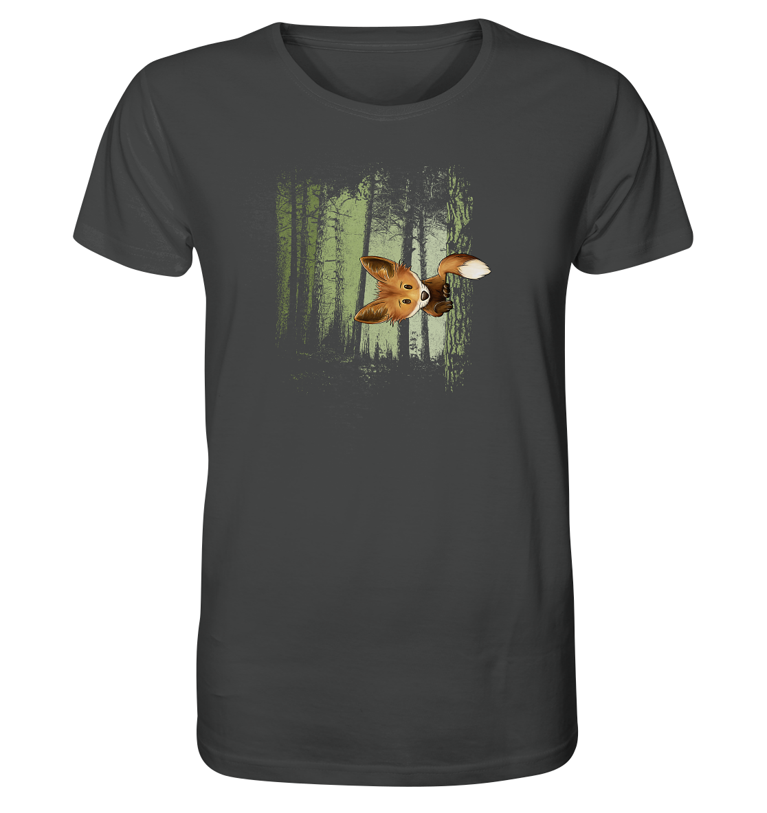 Fuchs im Zwielicht-Wald - Organic Shirt