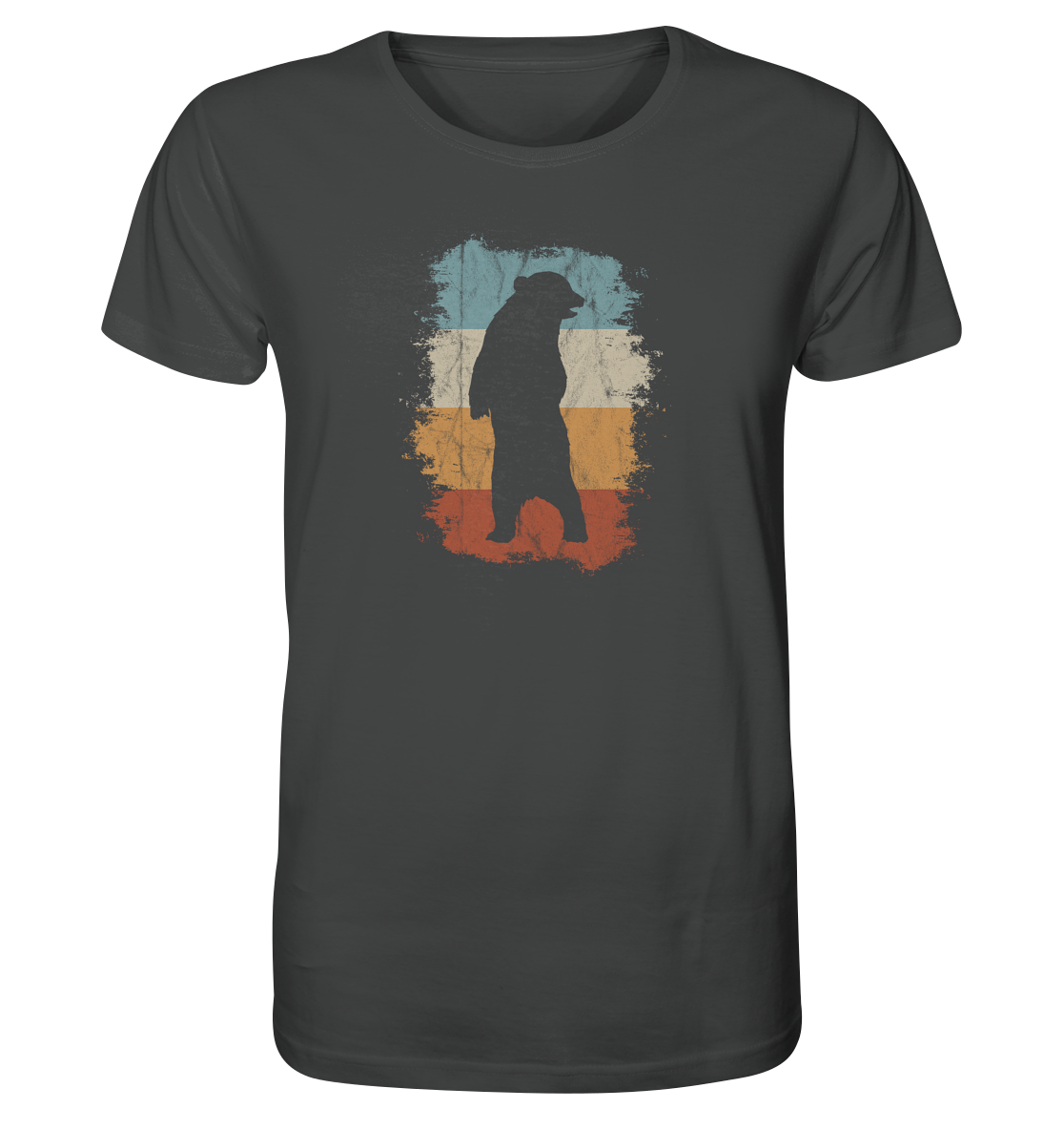 Retro Bären-Silhouette - Organic Shirt