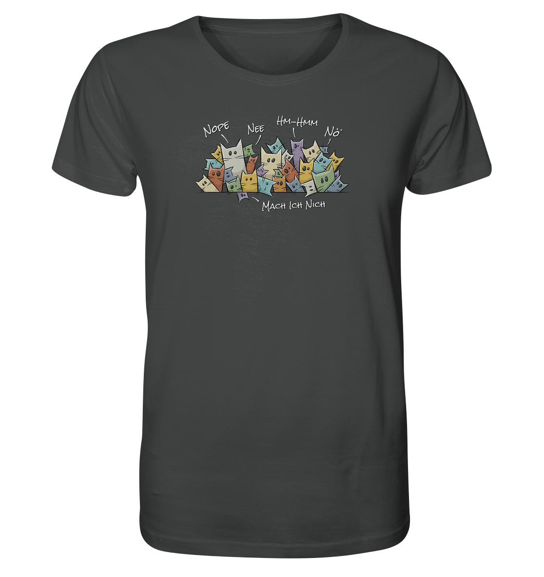 Nope, Nee, Nö Katzen - Organic Shirt