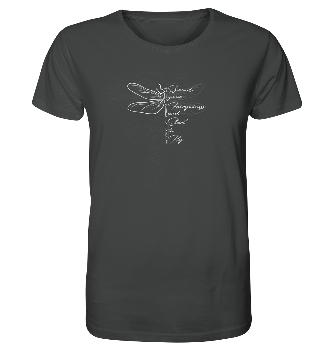 Breite die Flügel aus und flieg los | Libelle - Organic Shirt