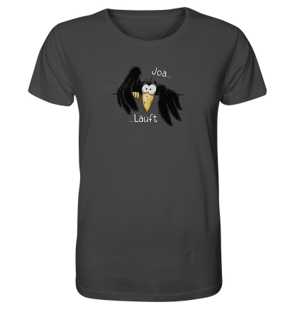 Joa Läuft Krähe gechillter Rabe - Organic Shirt