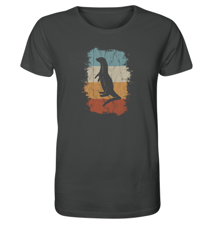Retro Otter Fischotter Silhouette - Organic Shirt