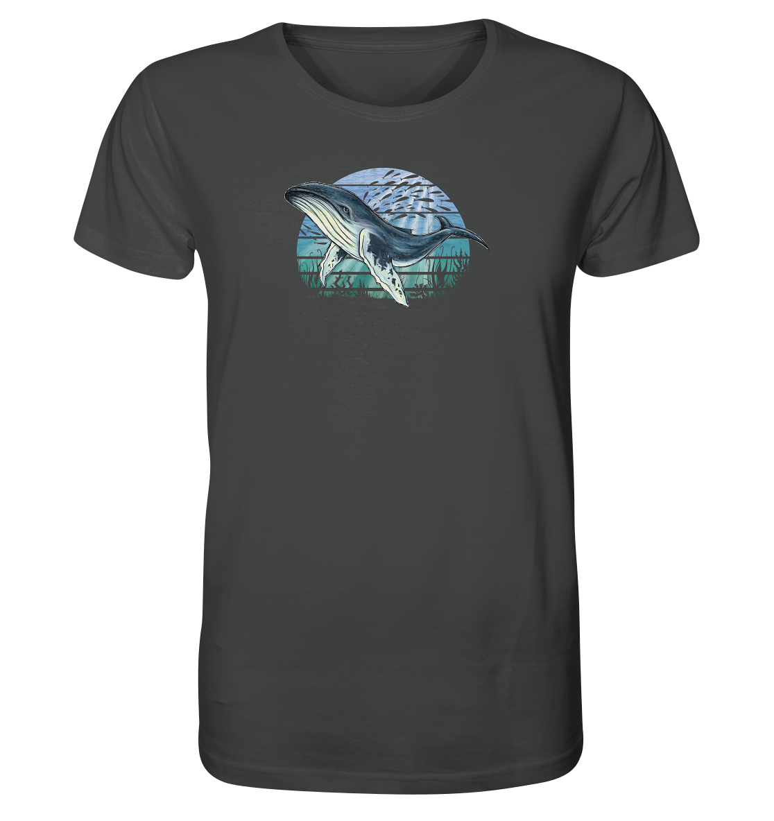 Retro Unterwasser Buckelwal - Organic Shirt