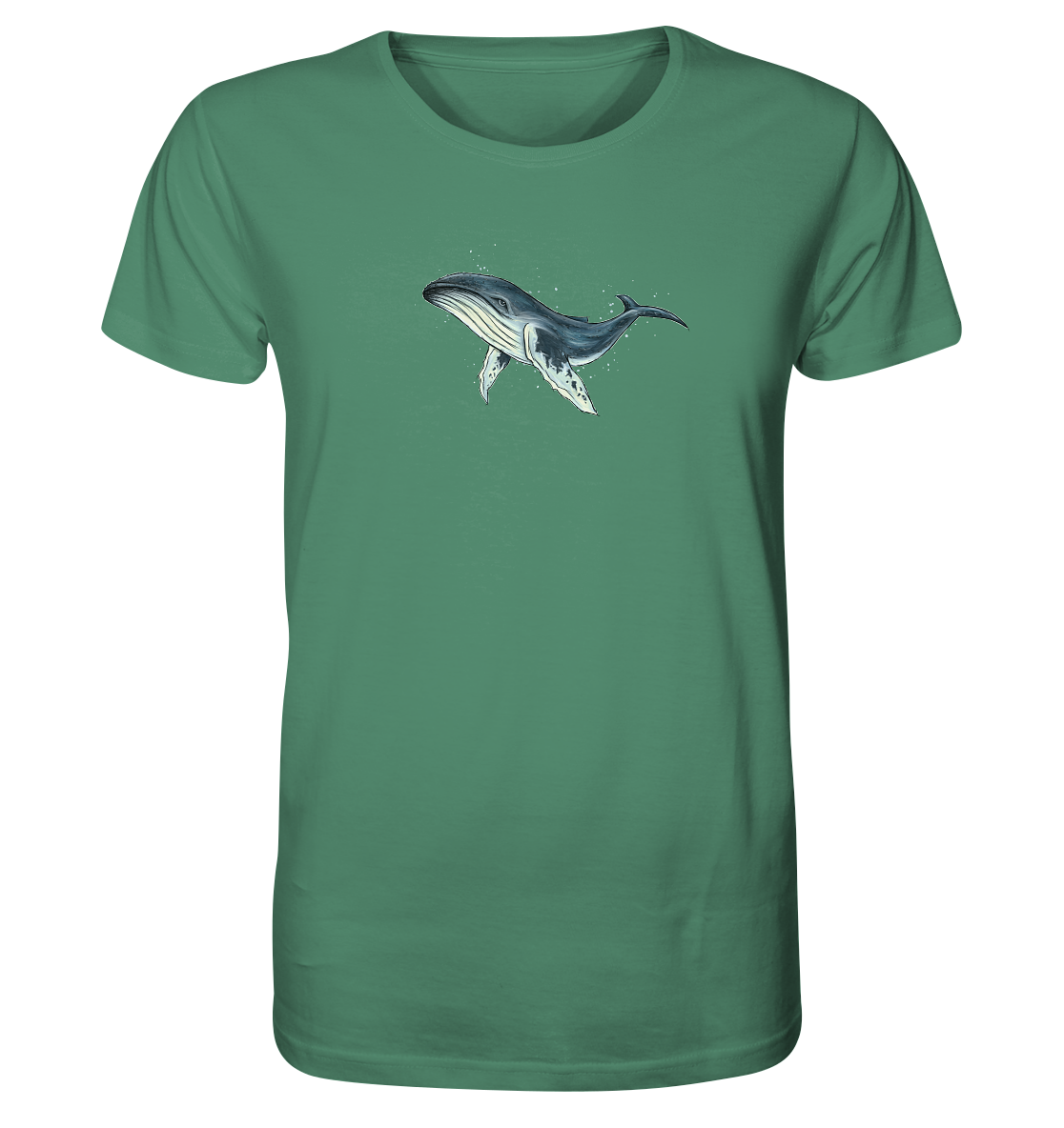 Tiefsee Ozean-Riese Buckelwal - Organic Shirt