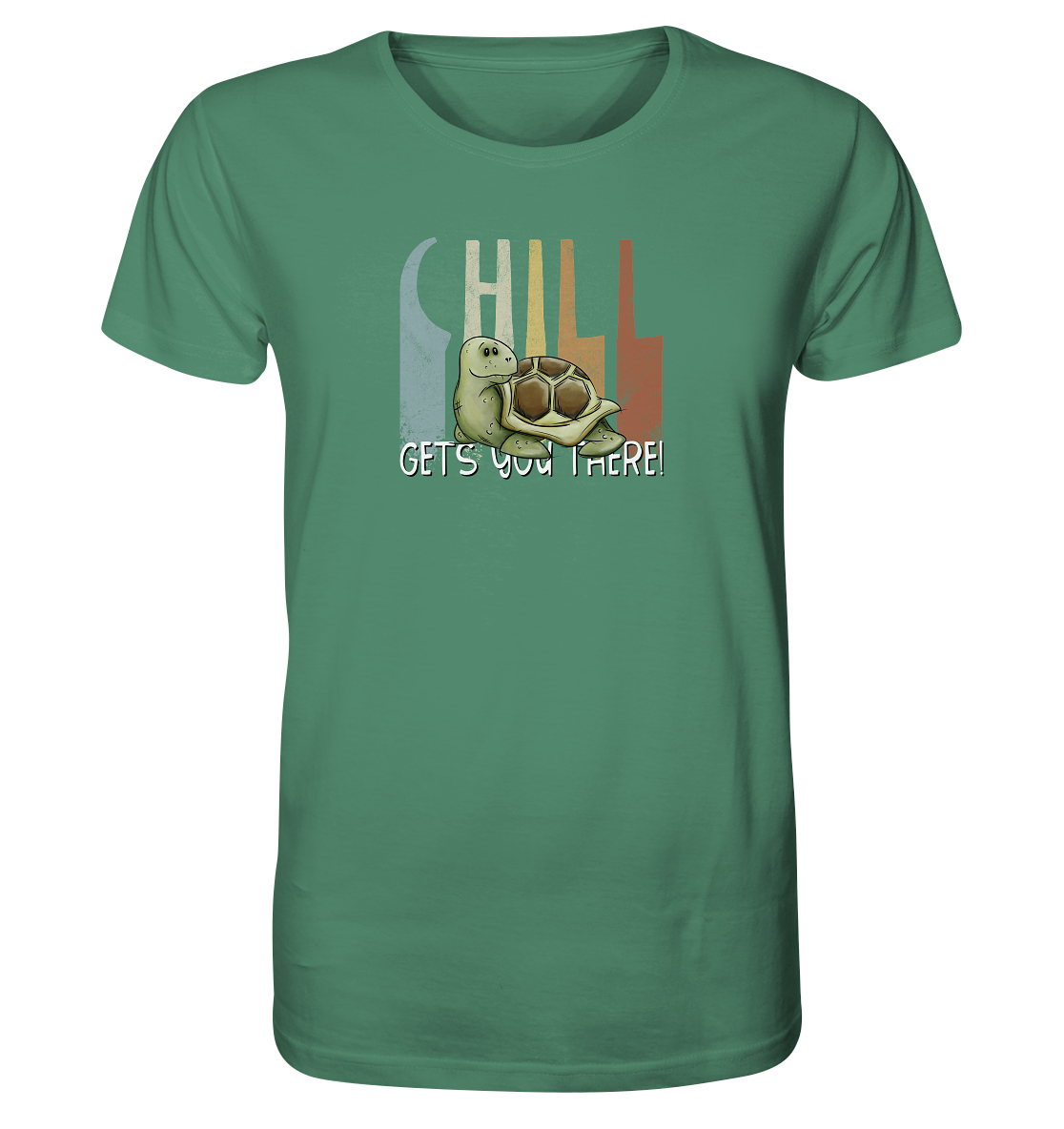 Gechillt gemütliche Schildkröte - Organic Shirt