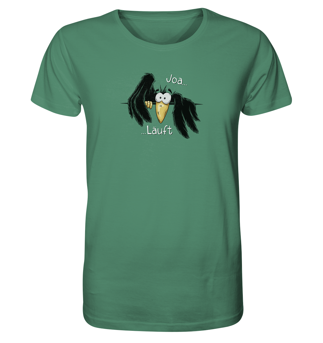 Joa Läuft Krähe gechillter Rabe - Organic Shirt