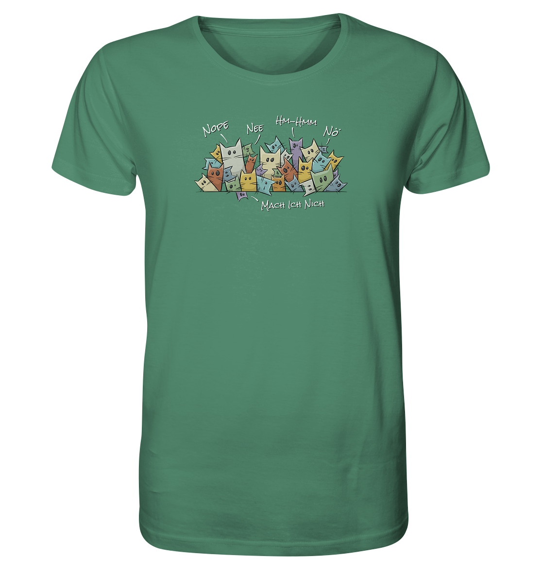 Nope, Nee, Nö Katzen - Organic Shirt