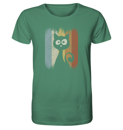 Retro Katze Silhouette - Organic Shirt