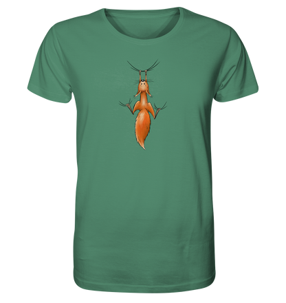 Rotes Eichhörnchen hängt ab - Organic Shirt