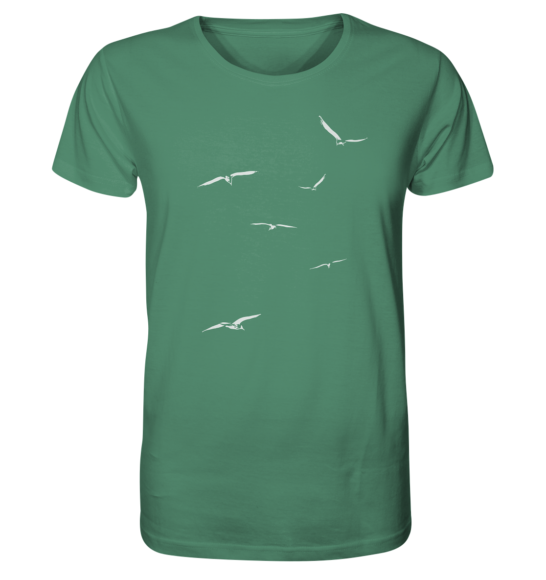 Vogelschwarm – Traum vom Fliegen - Organic Shirt