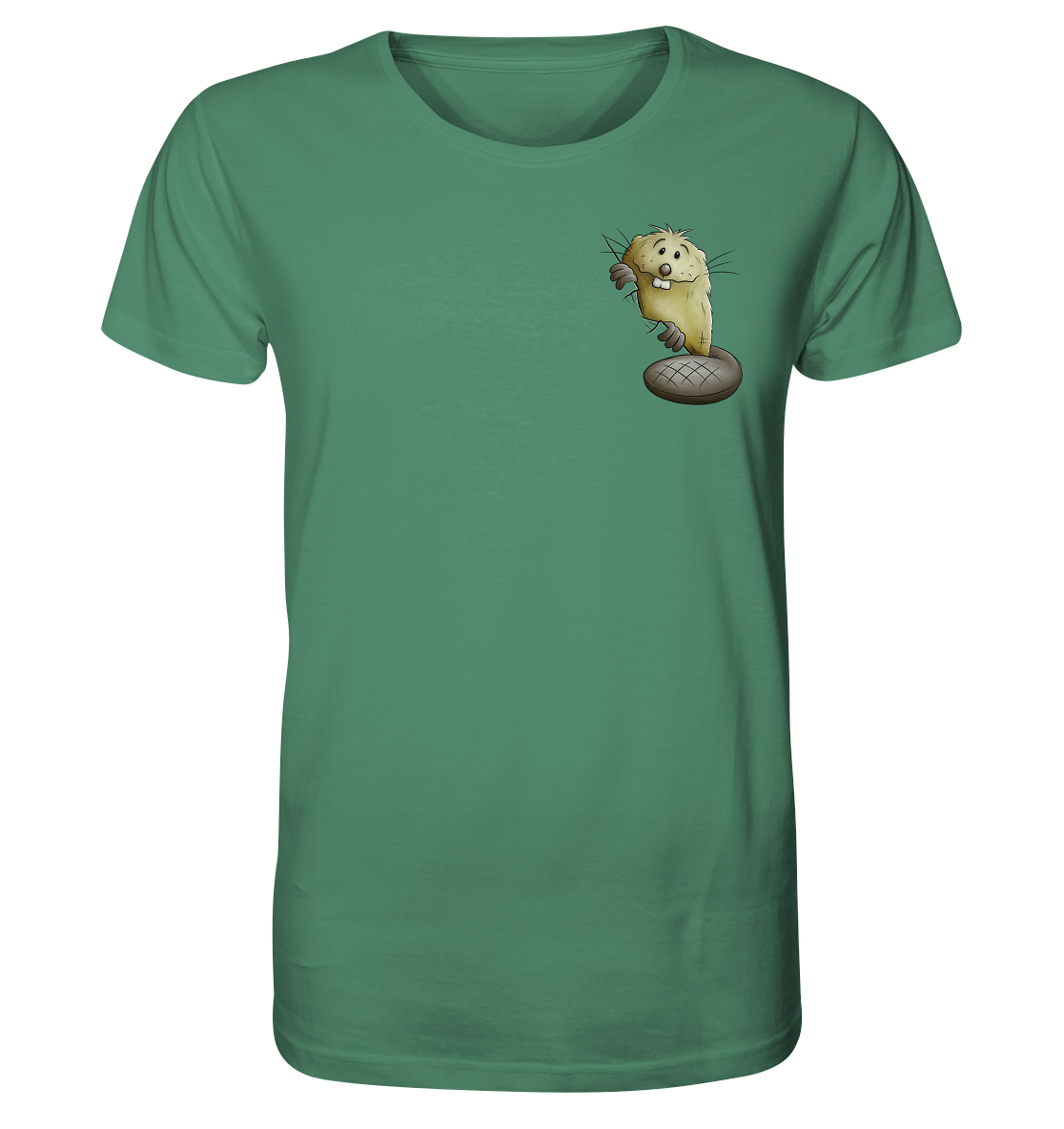 Lustiger frecher Biber - Organic Shirt
