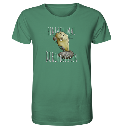 Einfach mal Durchbeissen Biber - Organic Shirt