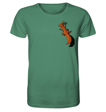 Süßes Eichhörnchen klettert - Organic Shirt