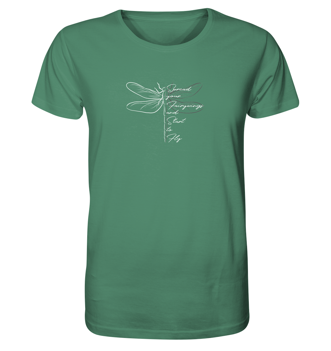 Breite die Flügel aus und flieg los | Libelle - Organic Shirt