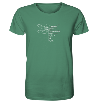 Breite die Flügel aus und flieg los | Libelle - Organic Shirt