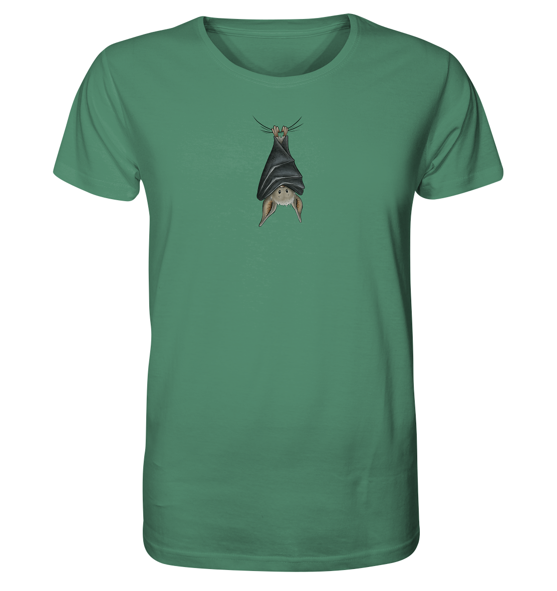 Lustig chillende Fledermaus - Organic Shirt
