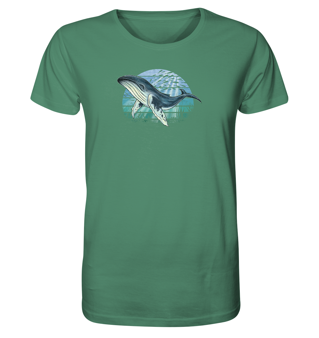 Retro Unterwasser Buckelwal - Organic Shirt