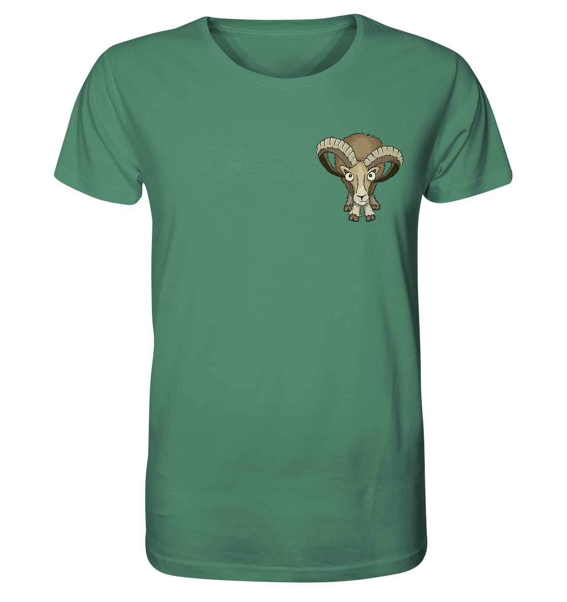 Bockiges Mufflon Widder Schafbock - Organic Shirt