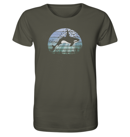 Retro Tiefsee Schwertwal Orca - Organic Shirt