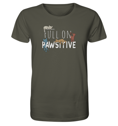Full On Pawsitive! Gechillte Katzen - Organic Shirt