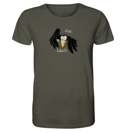 Joa Läuft Krähe gechillter Rabe - Organic Shirt