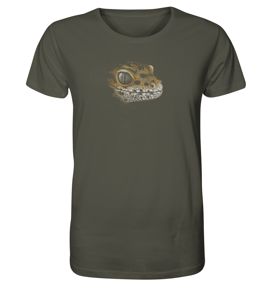 Leopard Gecko Skizze Kritzelkunst - Organic Shirt