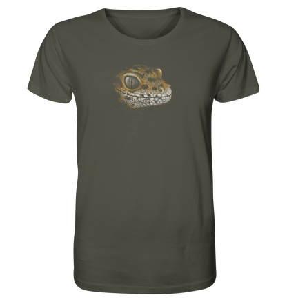 Leopard Gecko Skizze Kritzelkunst - Organic Shirt