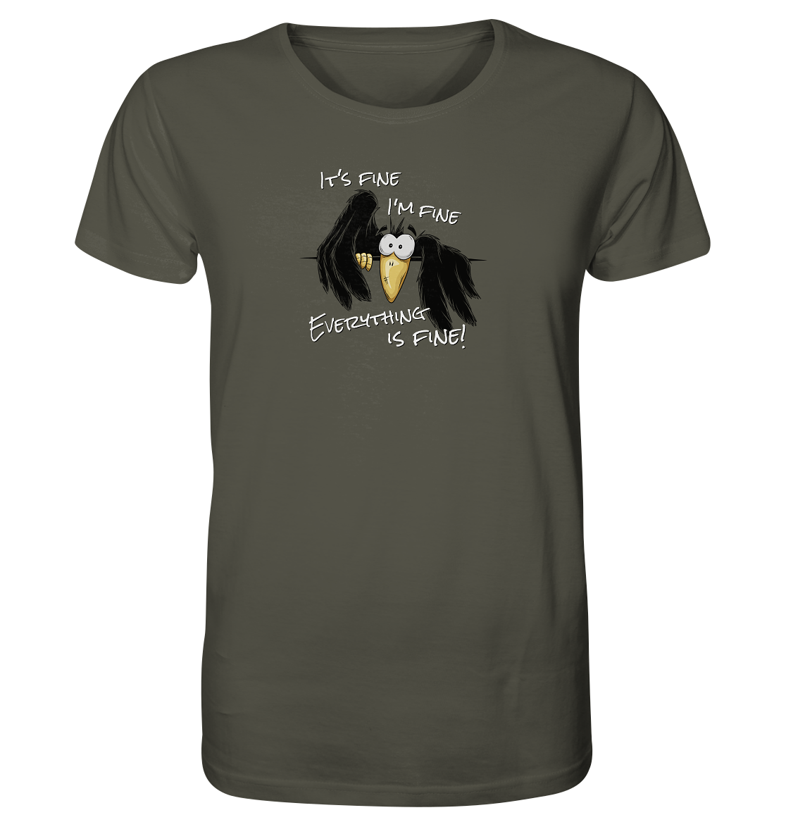 I’m Fine Rabe | Alles Gut Krähe - Organic Shirt