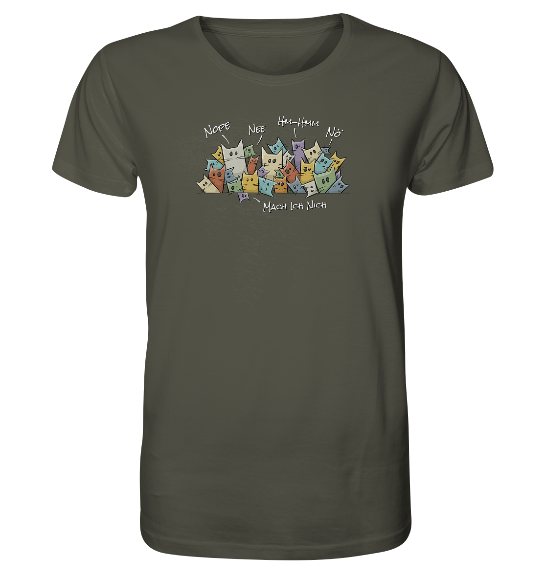 Nope, Nee, Nö Katzen - Organic Shirt