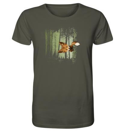 Fuchs im Zwielicht-Wald - Organic Shirt