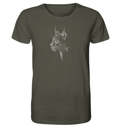 Luchs Kritzelkunst Wildkatze Illustration - Organic Shirt
