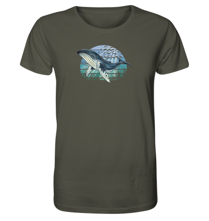 Retro Unterwasser Buckelwal - Organic Shirt