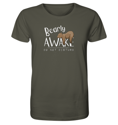 Bearly Awake Bitte nicht stören Bär - Organic Shirt