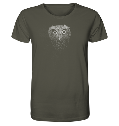 Eule Kritzelkunst Illustration - Organic Shirt