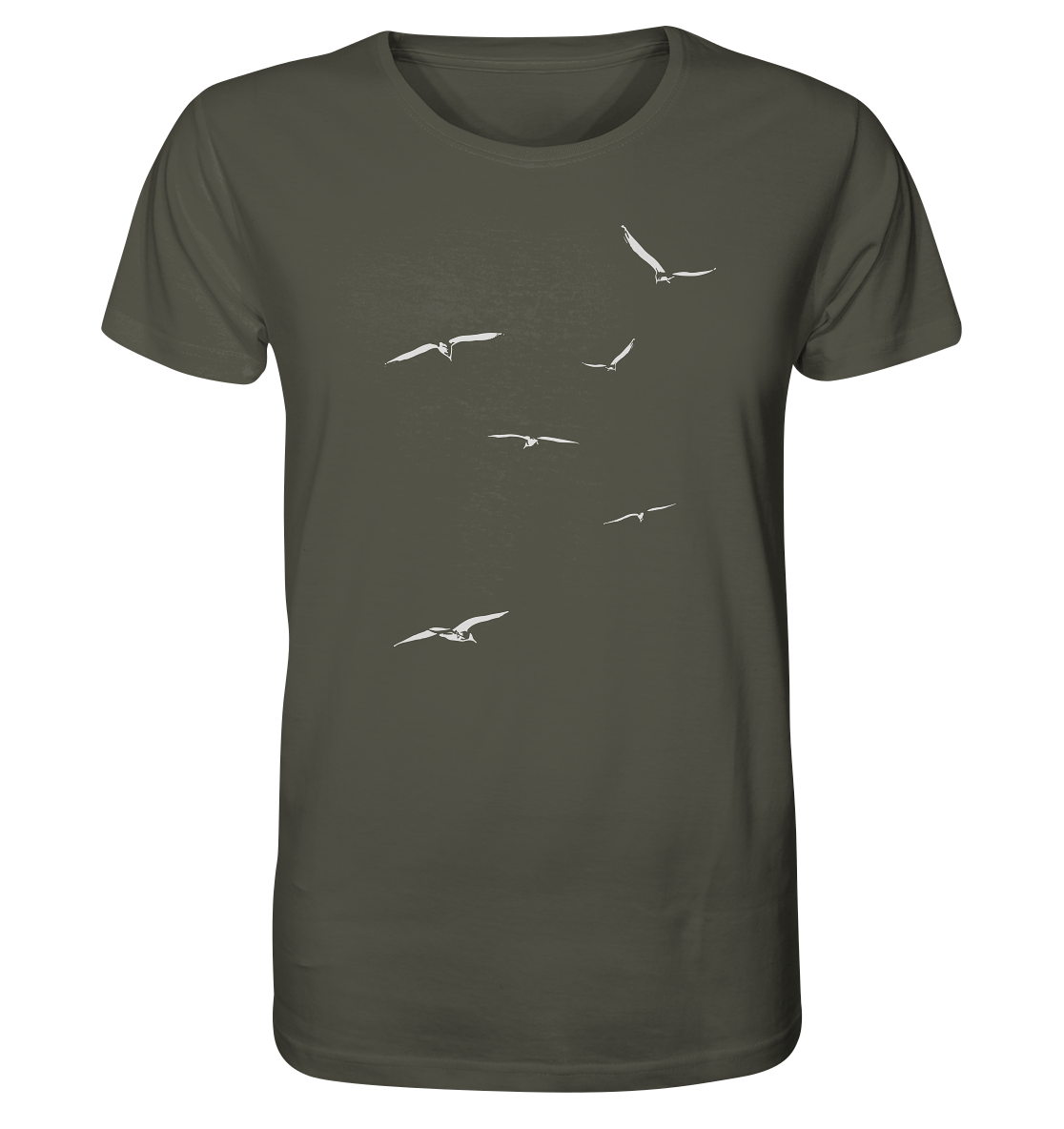 Vogelschwarm – Traum vom Fliegen - Organic Shirt