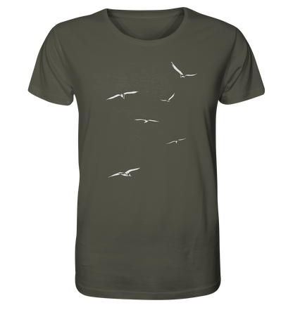 Vogelschwarm – Traum vom Fliegen - Organic Shirt