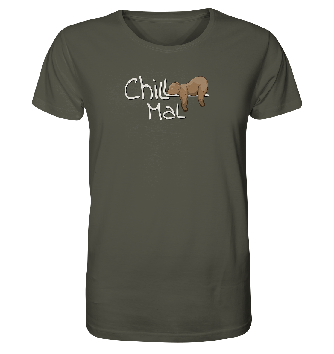 Chill Mal schläfriger Braunbär - Organic Shirt
