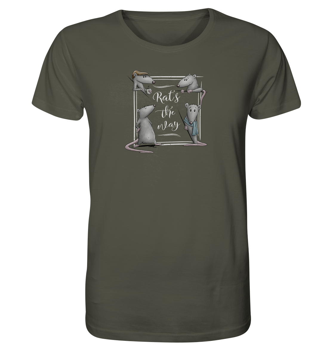 Rat’s The Way Kaffeehaus Ratten - Organic Shirt