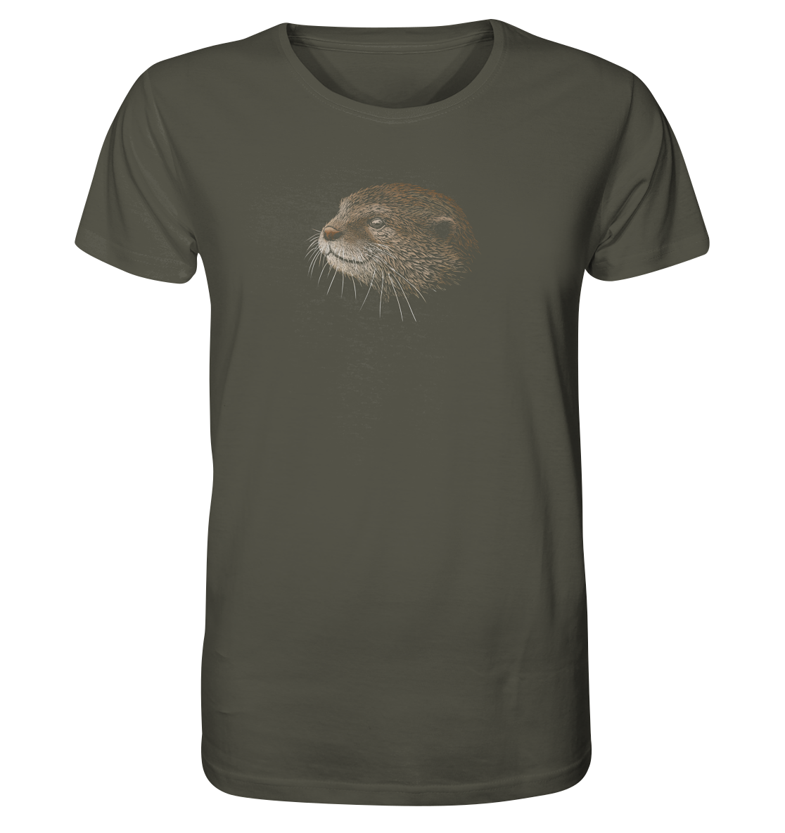 Otter Bleistift Zeichnung KritzelKunst - Organic Shirt
