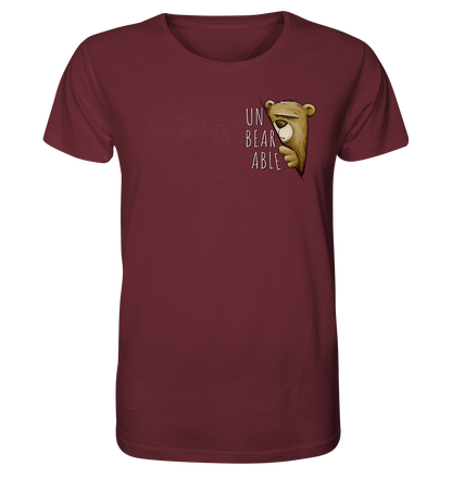 Unbearable – Unerträglich Bär - Organic Shirt