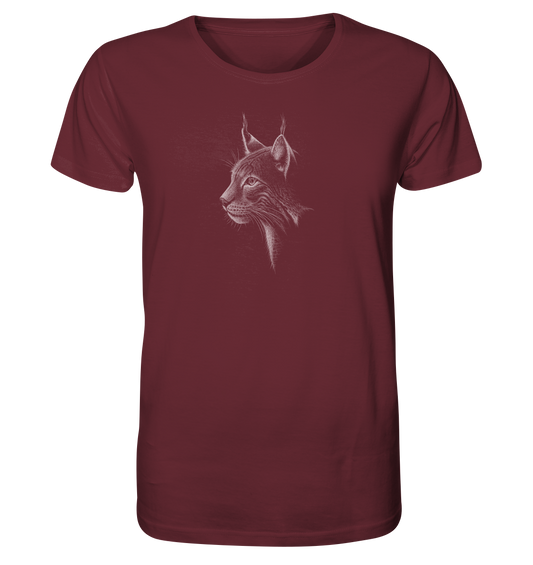 Luchs Kritzelkunst Wildkatze Illustration - Organic Shirt