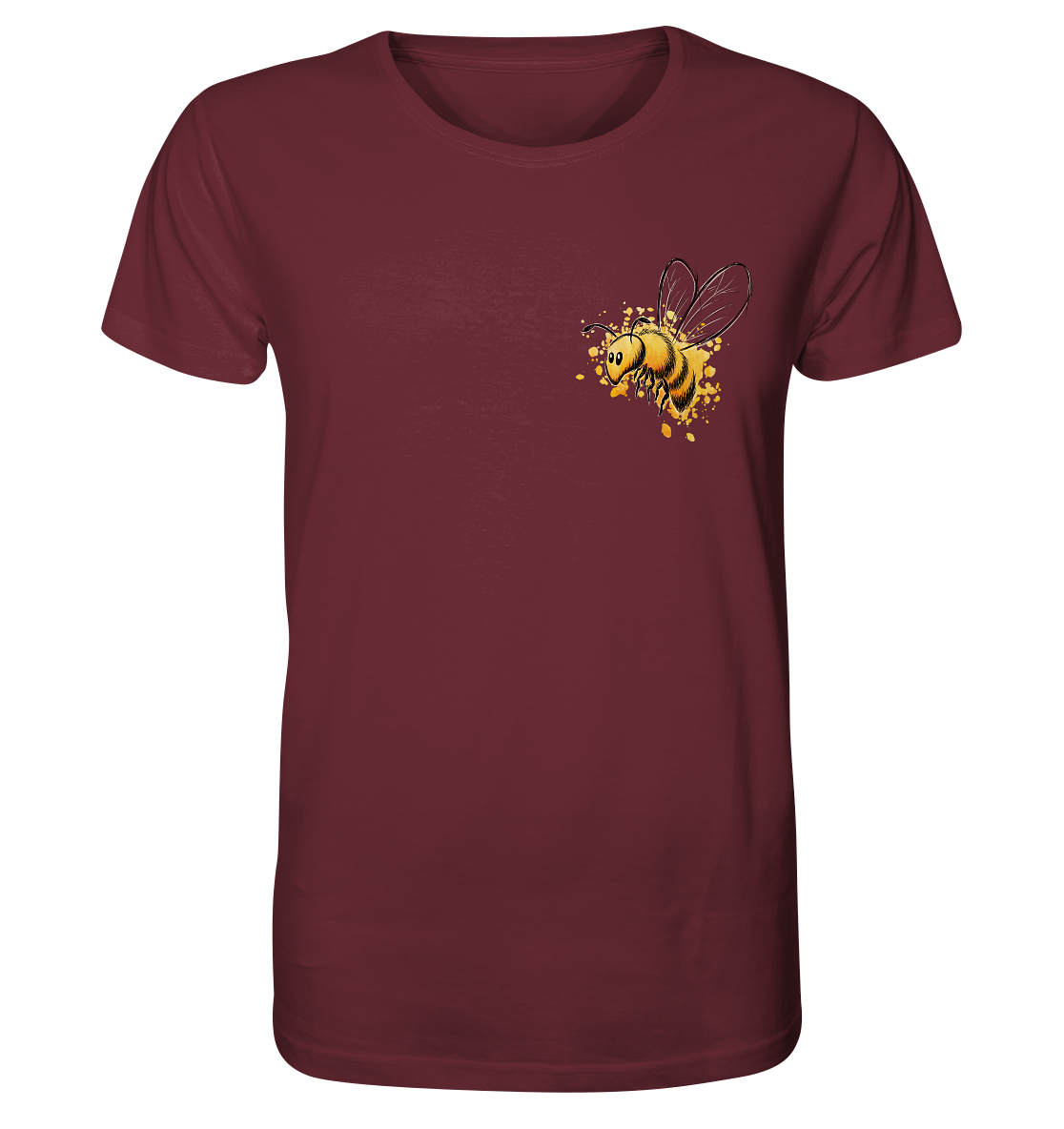 Lässige kleine Honig-Biene - Organic Shirt