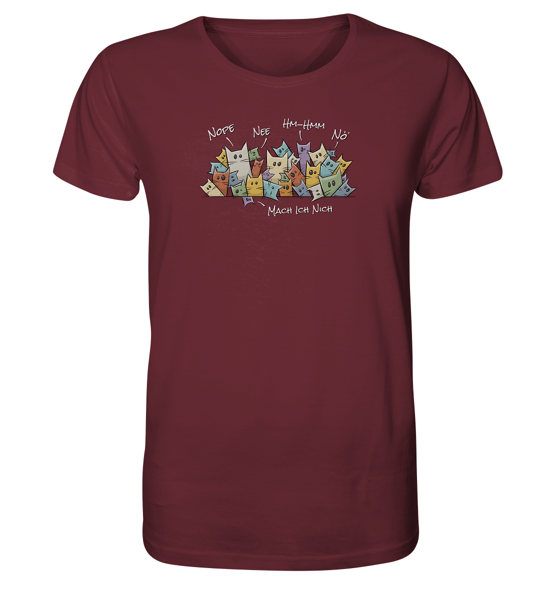 Nope, Nee, Nö Katzen - Organic Shirt