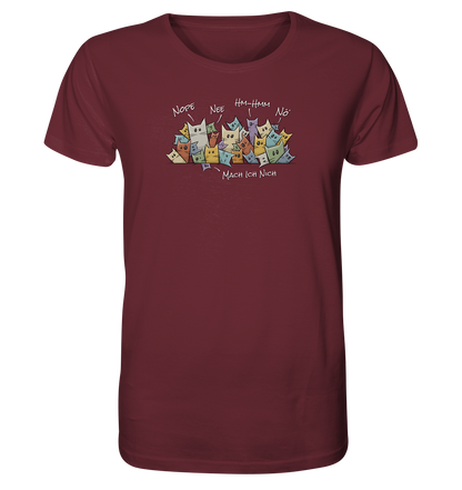 Nope, Nee, Nö Katzen - Organic Shirt