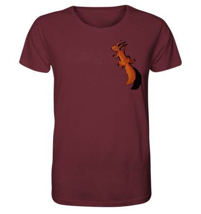 Süßes Eichhörnchen klettert - Organic Shirt